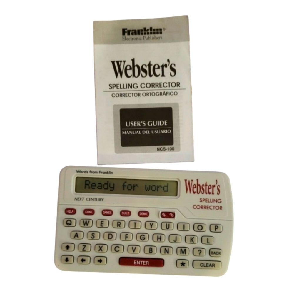 Vintage Webster's Spelling Corrector